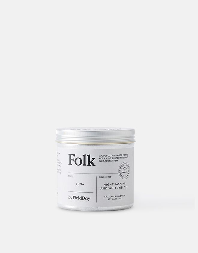 Folk Tin Candle - Luna